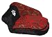 velvet dog/cat sofa 24'' x 15'' x 13'' in black/red/gold #55122-B Image