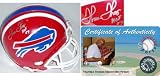 Thurman Thomas Signed Bills Riddell Mini Helmet w/HOF'07