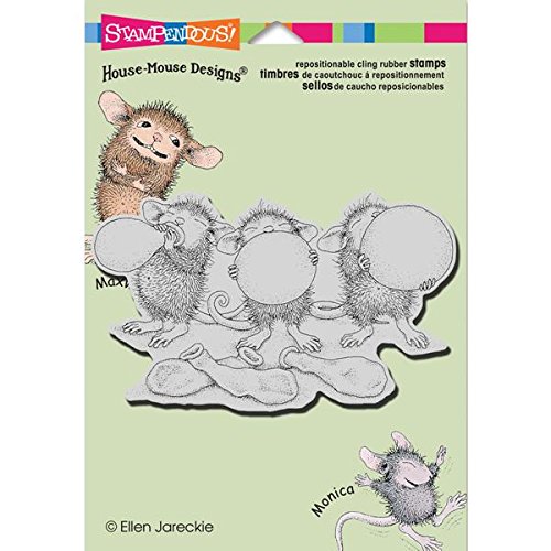 Stampendous "Balloon Trio" Cling Rubber Stamp