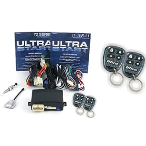 Ultrastart U1272-DP 2800 Foot Range Remote Car Starter and Keyless Entry Combo System With All New Carbon Fiber Sleak Remotes