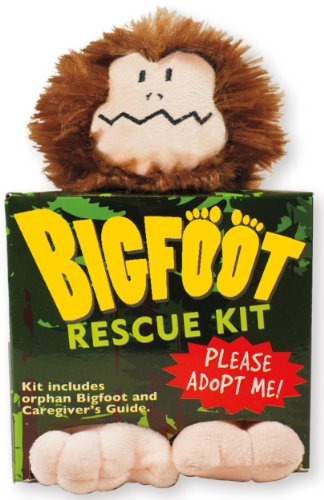 bigfoot rescue kit plush toy and book