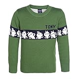 (アナトキ) Anatoky キッズ ニットセーター 編み かわいい図案プリント プルオーバー 丸首 長袖 暖かい 防寒 セーター 秋冬トップス