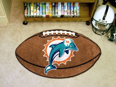 Buy Miami Dolphins NFL Ball Rug- 22x35 by Fanmats