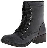 Madden Girl Women's Mistley Combat Boot,Black,8.5 M US