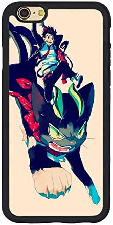 Iphone 6 Case, Blue Exorcist - Rin Okumura &amp; Kuro TPU Cases for Iphone 6S