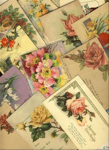 Wholesale Dealer Lot of 125 Antique Holiday/greetings Postcards