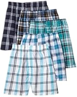 Fruit of the Loom Men's Big  Exposed Waistband Woven Boxers(Pack of 5)