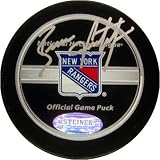 Brian Leetch New York Rangers Autographed Hockey Puck