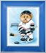 Sports Bear Hockey Star - Children's and Kids Room Framed Wall Art and Nursery Wall Decor