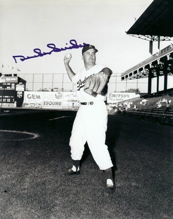 Duke Snider Autographed Brooklyn Dodgers 8x10 Photo - 2x World Series Champion