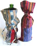 Handcrafted Guatemalan Patchwork Wine Bottle Holder