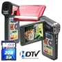 SVP T608 2.7-inch 1280X720p HD Widescreen Red Digital Video Camcorder (SVP 2GB SD High Speed Memory Card Included)