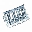 Nickel-Plated Steel Money Changer With Penny, Nickel, Dime And Quarter Barrels