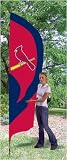 Saint Louis Cardinals Tall Team Flag