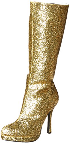 Ellie Shoes Women's 421-Zara Snow Boot, Gold, 11 M US