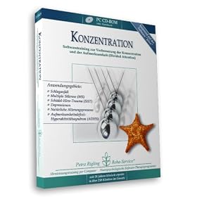 Konzentration - Schlaganfall, Sch�del-Hirn-Trauma (SHT) und Gehirn-OP - Reha-Softwaretraining zur Verbesserung von selektiver und geteilter Aufmerksamkeit von Petra Rigling