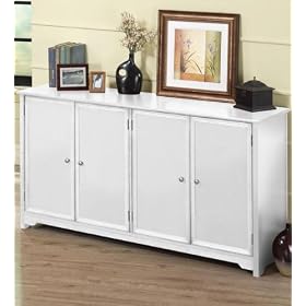 Oxford 4 - door Console, 4-DOOR, WHITE