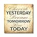 Adeco Decorative Wood Wall Hanging Sign Plaque 