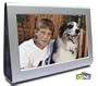 GiiNii 7 Inch Wedge Digital Picture Frame in Metallic Silver