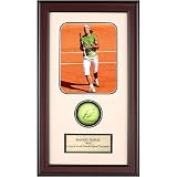 Rafael Nadal Front View Signed Ball in Framed Shadow Box - Screaming