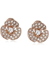 kate spade new york "Disco Pansy" Clip Earrings