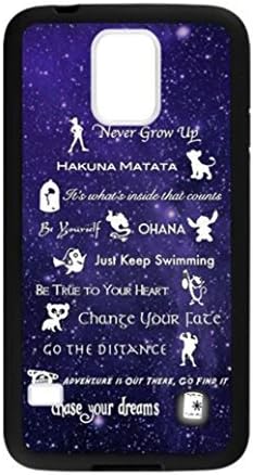 Rubber Silicone case, Disney Lessons Learned Mash Up Snap On Protector Sport Fans Case Cover Samsung Galaxy S5 i9600 by DyannCovers