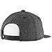 adidas Men's Originals Snapback Flat Brim Cap, Black Tweed/Black, One Size