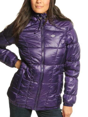 Adidas Damen Winterjacke Originals AC LONG, eggplant, 34 Preisvergleich