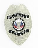 Security Officer Silver Shield Badge