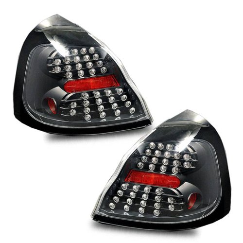 SPPC L.E.D Taillights Black For Pontiac Grand Prix - Passenger and Driver Side
