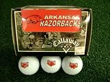 Buy Arkansas Razorbacks NCAA Team Logo'd Golf Balls (1 Dozen) by Callaway Golf
