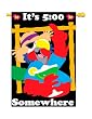 Happy Hour Parrot Flag Indoor/Outdoor 28" X 44"