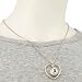 Los Angeles Angels of Anaheim 3D Baseball Heart Pendant Necklace