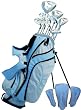 Phoenix XS Ladies Deluxe Complete Set Includes All Clubs With Graphite Shafts, Mallet Putter, Stand Bag