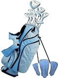 Phoenix XS Ladies Deluxe Complete Set Includes All Clubs With Graphite Shafts, Mallet Putter, Stand Bag