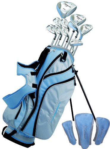 Phoenix XS Ladies Deluxe Complete Set Includes All Clubs With Graphite Shafts, Mallet Putter, Stand Bag