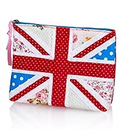 Pure Cotton Union Jack Zip Cosmetic Purse
