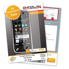 atFoliX FX-Antireflex Displayschutzfolie f�r Nokia N97 Mini (2-er Pack) - Displayschutz antireflektierend! H�chste Qualit�t - Made in Germany!