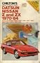 Chilton's repair & tune-up guide, Datsun, Nissan Z, & ZX, 1970-84: All U.S. and Canadian models of 240Z, 260Z, 280Z, 280ZX, 280ZX Turbo, 300ZX, 300ZX Turbo