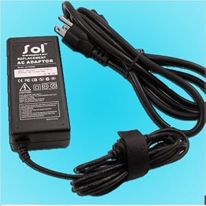SOL COMPUTER 65W Laptop AC Adapter Battery Charger for ACER Aspire 3100, 3620, 3680, 3690, 3810 Timeline