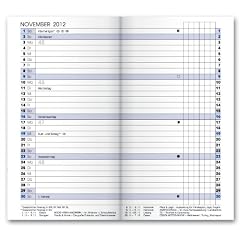 Brunnen Kalender-Einlage 2012, Mod. 740, 7,8 x 15,3 cm