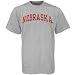 Nebraska Cornhuskers Ash Arched Logo T-shirt