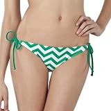 51xgRJnnzvL. SL160  Xhilaration® Juniors Zig Zag Print Hipster Bikini Swim Bottom   Green/White