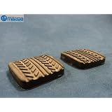 FORD PROBE 1989-1997 & FORD ESCORT ZX2 1998-2003 BRAKE AND CLUTCH PEDAL PAD SET by Mazda