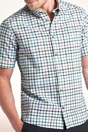 Blue Harbour Pure Cotton Grid Check Oxford Shirt [T25-5749B-S]