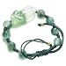 Good Luck Talisman Dragon Green Jade Bracelet