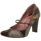 Goffredo Fantini Women's 2G 4203 Patchwork Mary Jane Pump,Brown Combo,40 EU (US Women's 10 M)
