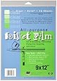 Grafix All Purpose Low Tack Frisket Film 9-Inch-by-12-Inch, Clear Pack of 12