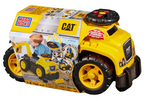 Mega Bloks Ride On Caterpillar with Excavator (CAT)