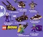 2008 LEGO BATMAN MINIFIGURES SET OF 8 EXCLUSIVE VIDEO GAME CHARACTER MCDONALDS TOYS